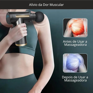 Pistola massageadora eléctrica