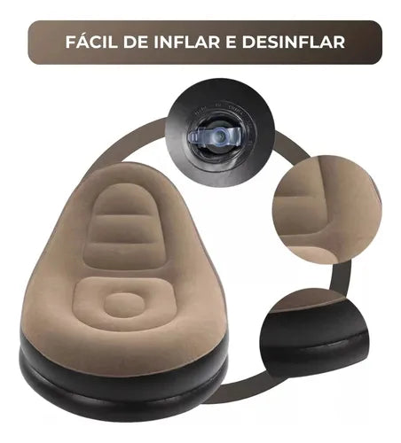 Sofá inflável